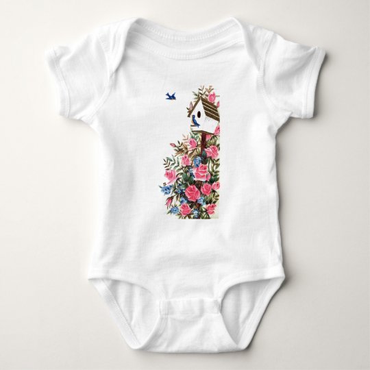 Flowers Baby Bodysuit