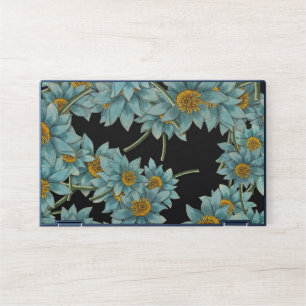 Flowers-background-pattern-floral HP Laptop Skin
