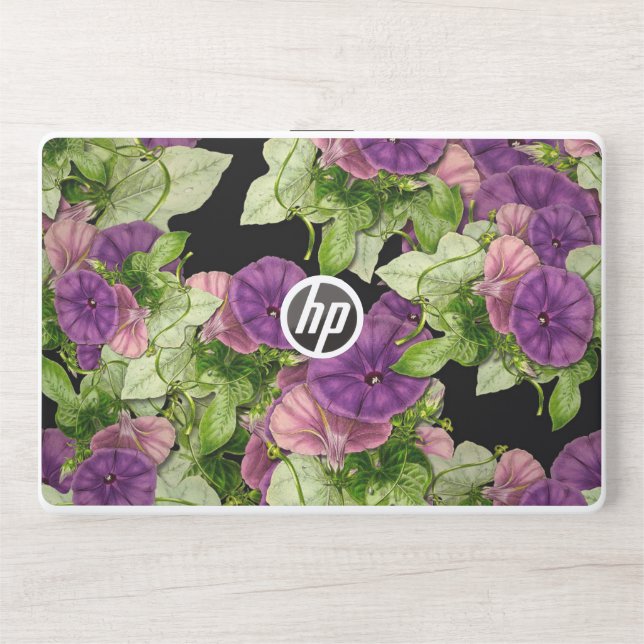 Flowers Background Pattern Floral HP Laptop Skin (Front)