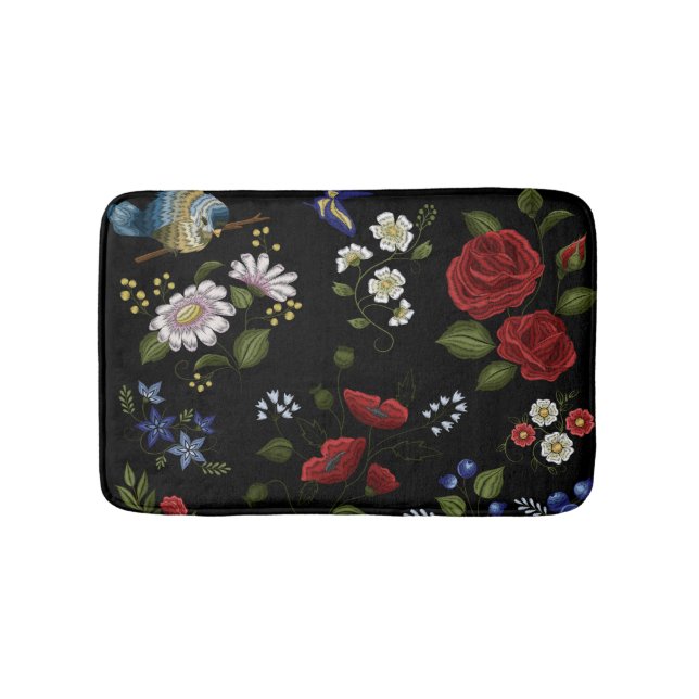 Flowers Bath Mat (Front)