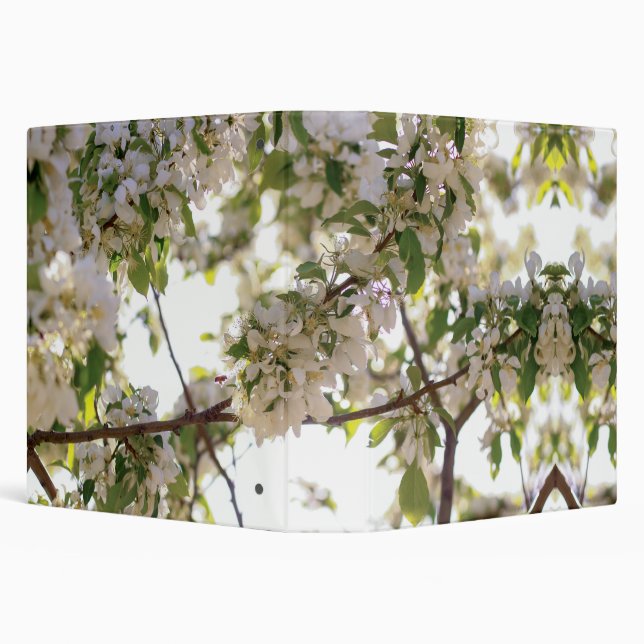flowers bee 3 ring binder (Background)