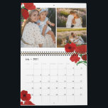 Flowers Berries & Greenery Photo Collage Calendar<br><div class="desc">Photo collage calendar you can personalize with three photos per month. Each month features greenery or flowers or berry twigs that adorn the calendar pages. Ivy for January. Violets for February. Birch leaves for March. Cherry blossom for April. Sweet peas for May. Forget me nots for June. Poppies for July....</div>