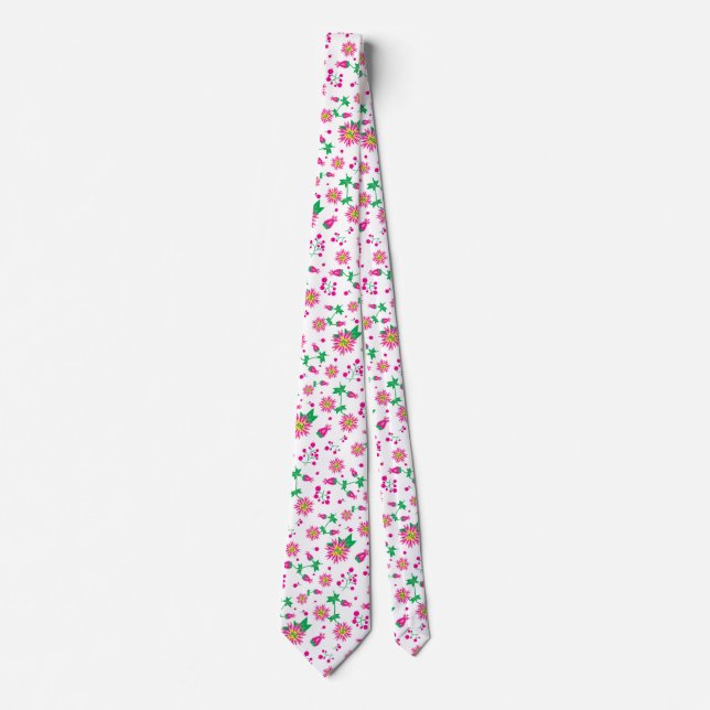Flowers & Berries Neck Tie (Front)