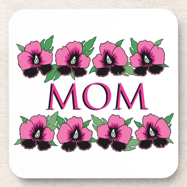 Flowers - beverage coaster (Front)