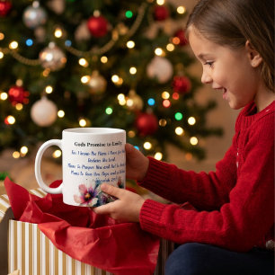 Flowers Bible Verse  Jeremiah 29:11 Personalize Coffee Mug