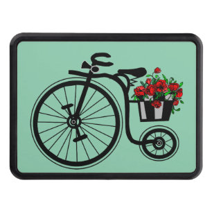 Flowers Bike Hitch Cover