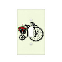 Flowers Bike Light Switch Cover