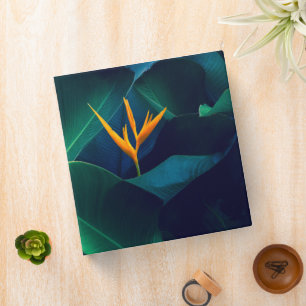 Flowers Bird of Paradise 3 Ring Binder
