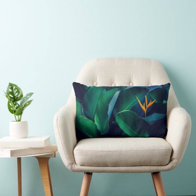Flowers | Bird of Paradise Lumbar Pillow (Chair)
