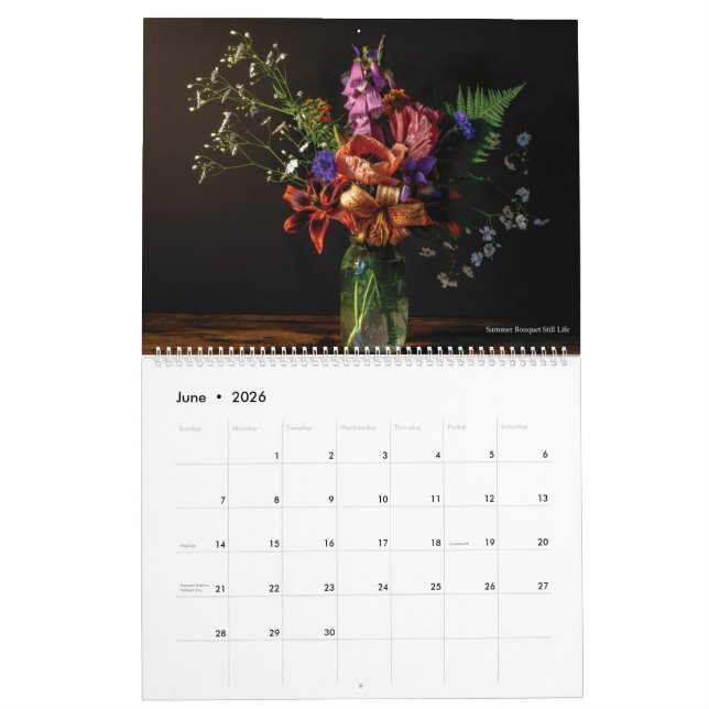 Flowers & Birds 2022 Calendar (Jun 2026)