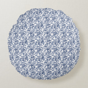 Flowers Bloom For Their Own Joy Round Pillow