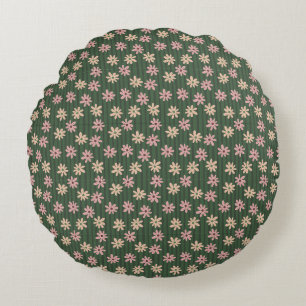 Flowers Bloom For Their Own Joy Round Pillow