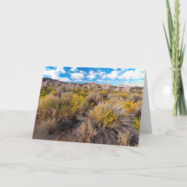 Flowers | Blooming Sagebrush California Card (Front)