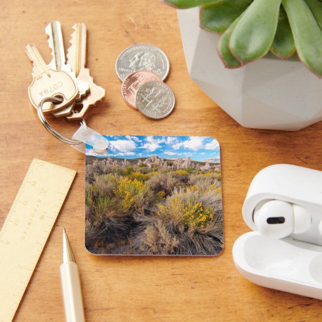 Flowers | Blooming Sagebrush California Keychain (Desk)