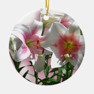 Flowers Blossoms Spring Garden Love Shower Party Ceramic Ornament