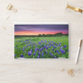 Flowers | Bluebonnets At Sunset Texas Hp Laptop Skin by intothewild at Zazzle