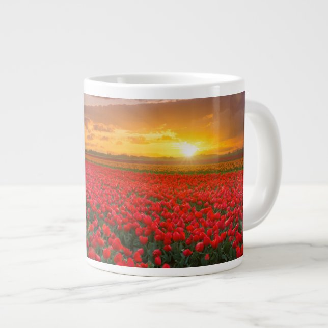 Flowers | Botanical Garden Holland Giant Coffee Mug (Front Right)