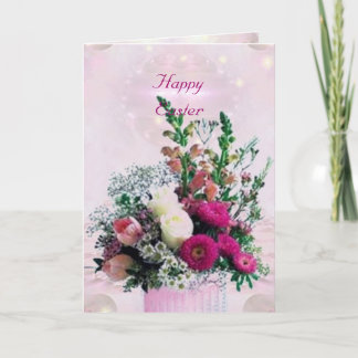 Flowers Bouquet Easter Card