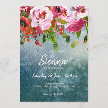 Flowers Bouquet For All Occasions Invitation by celebrationideas at Zazzle