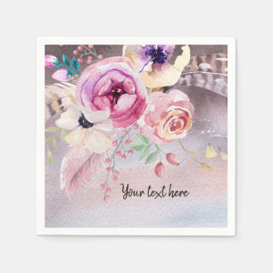 Flowers bouquet for all occasions napkins