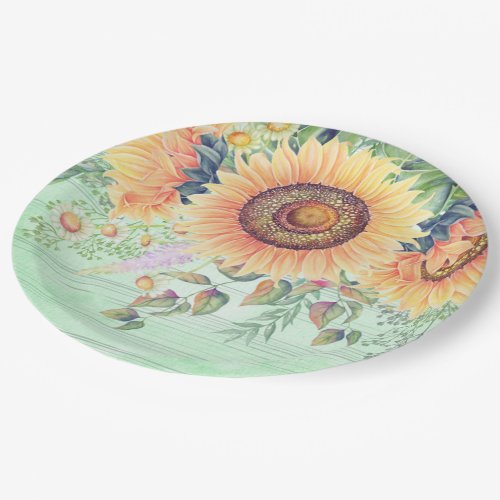 Flowers bouquet for all occasions paper plates