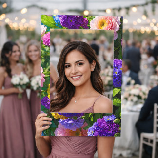 Flowers Bouquet Selfie Frame