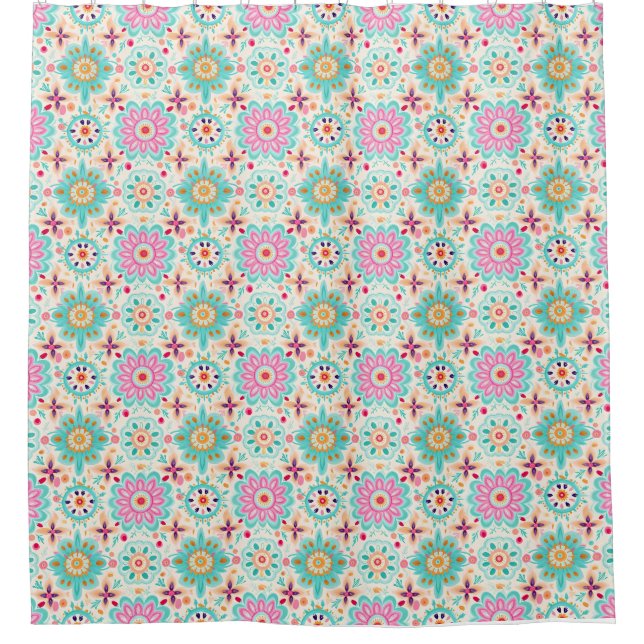 Flowers Bring Color To Your World Shower Curtain (Front)