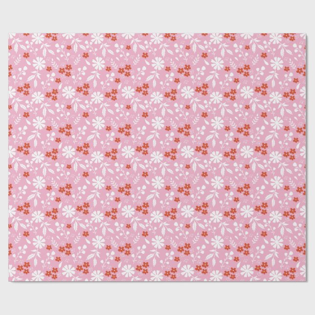 Flowers Bring Color To Your World Wrapping Paper (Flat)