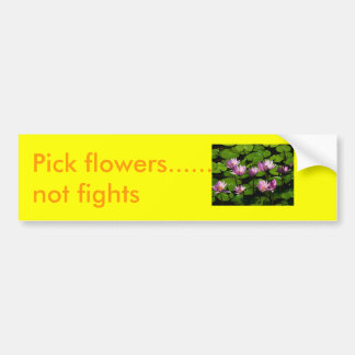 Flowers Bumper Sticker