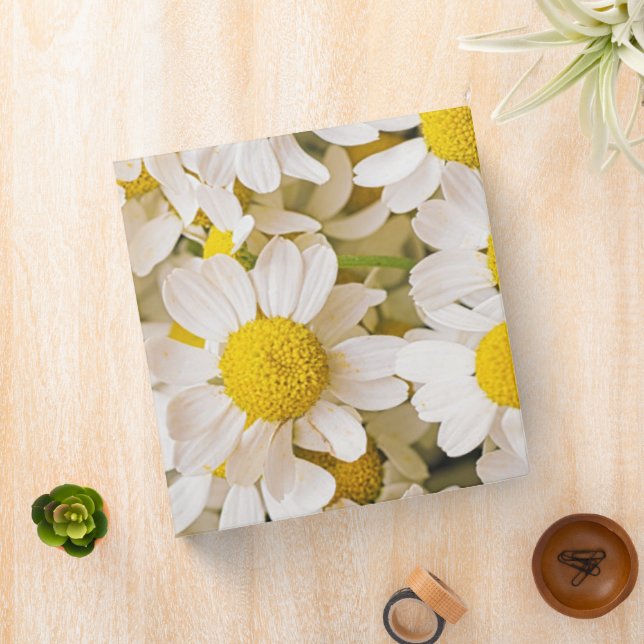 Flowers | Bunch of Chamomiles 3 Ring Binder (In Situ)