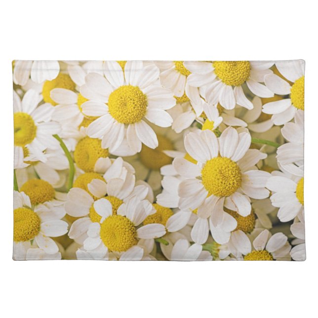 Flowers | Bunch of Chamomiles Cloth Placemat (Front)