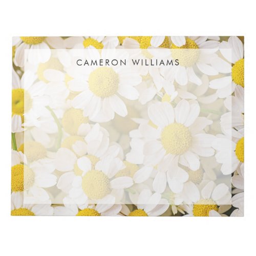 Flowers  Bunch of Chamomiles Notepad