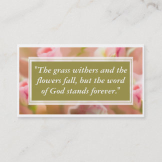 Flowers Business Card