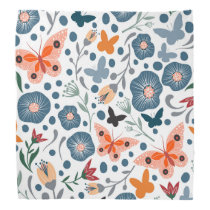 Flowers & Butterflies Bandana Flowers & Butterflies Bandana