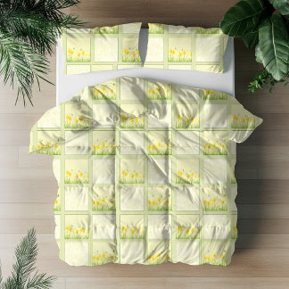 Flowers & Butterflies Duvet Cover