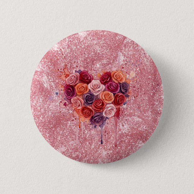Flowers Button (Front)