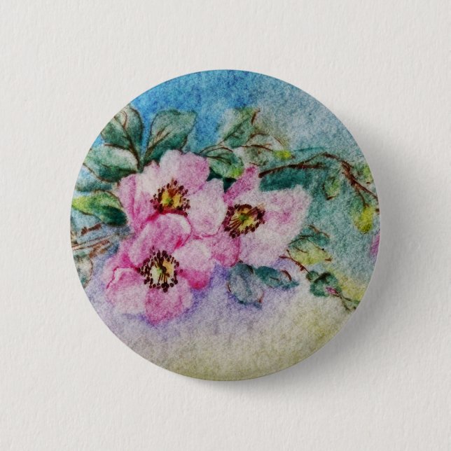 Flowers Button (Front)