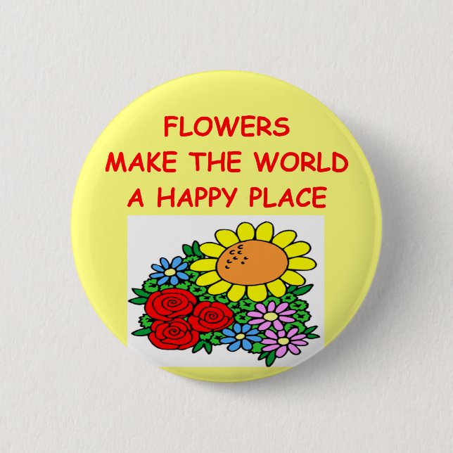 flowers button (Front)