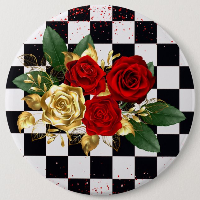 flowers button (Front)