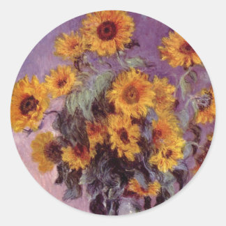 Flowers by Claude Monet Sticker