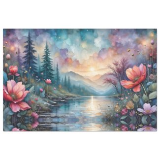 Flowers by the Waterside