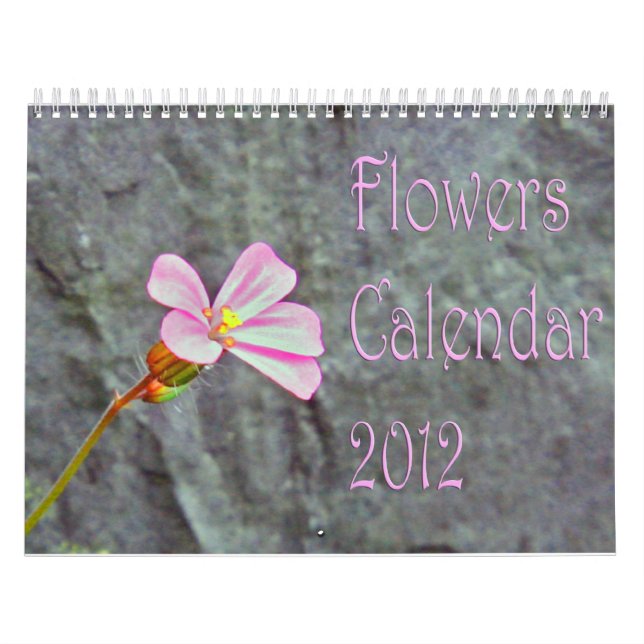 Flowers Calendar 2013 (Cover)