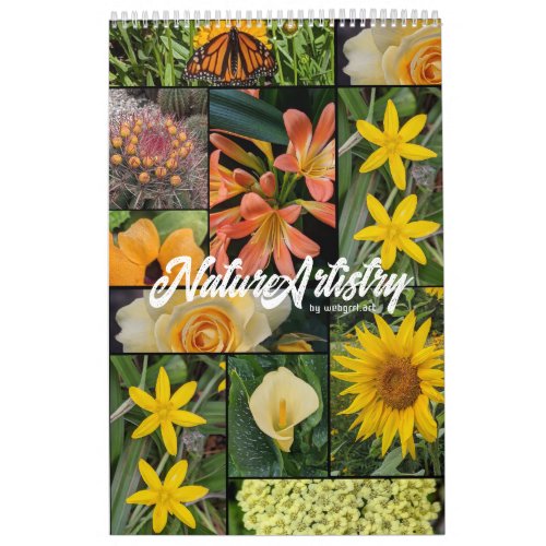 Flowers Calendar Vol 2 Nature Artistry Floral