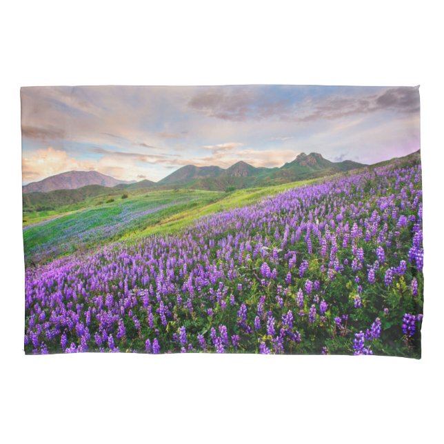Flowers | California Wildflowers Pillow Case (Front)