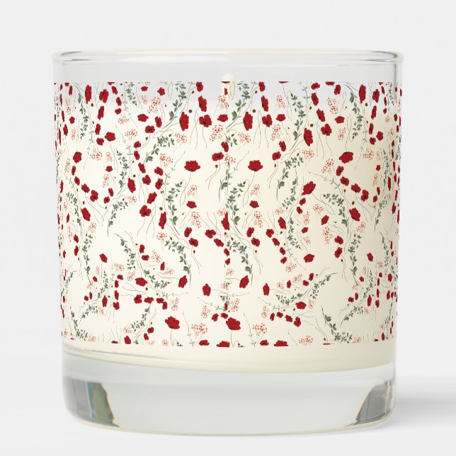 Flowers candle (Left)