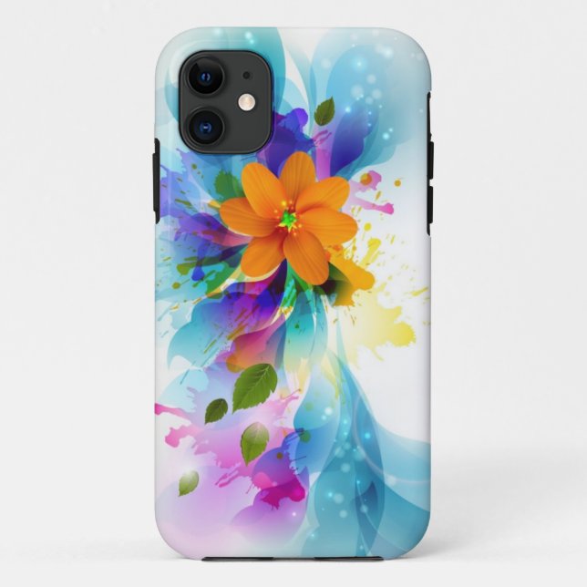 Flowers Case-Mate iPhone Case (Back)
