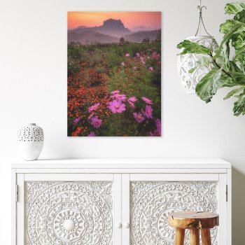 Flowers | Chiang Dao  Chiang Mai  Thailand Canvas Print by intothewild at Zazzle