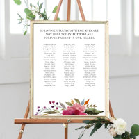 Flowers Class Reunion Memorial Up to 70 Names