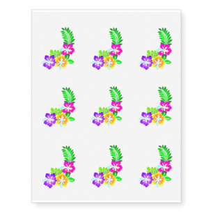 Flowers clipart temporary tattoos