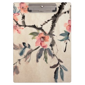 Flowers Clipboard by watercoloring at Zazzle